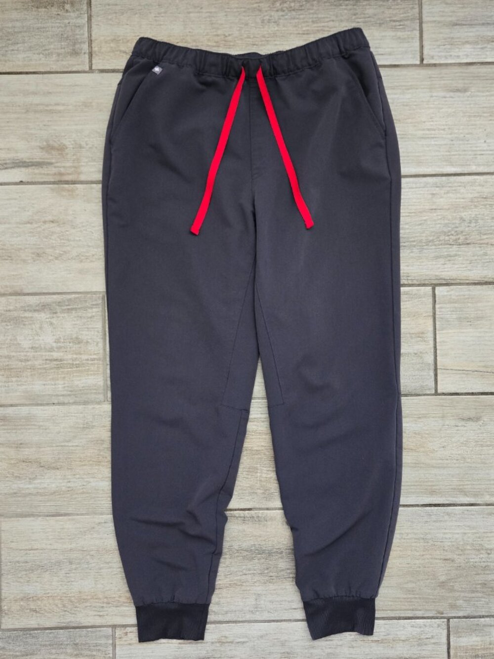 Figs Tansen Jogger Scrub Pants Mens Grey Straight Leg Medical Professional Lab M